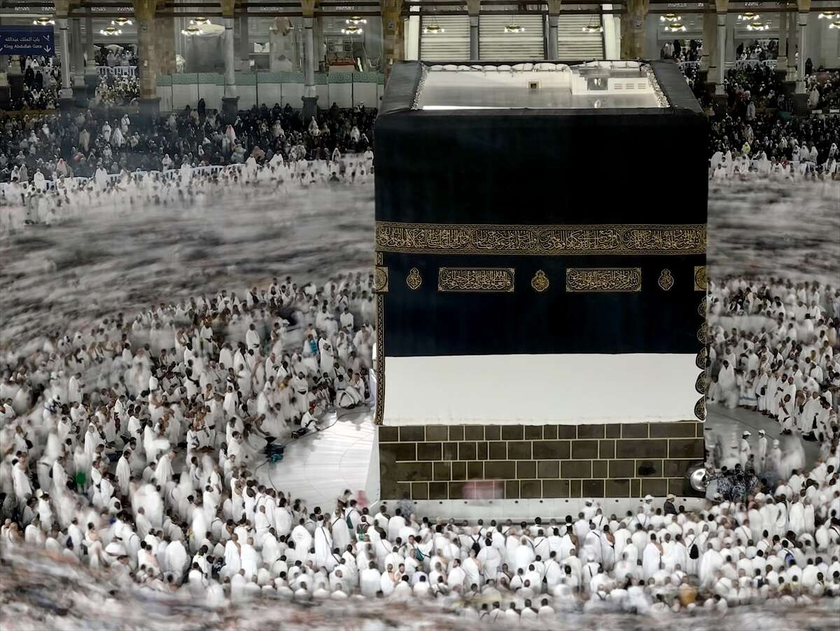 Mescid-i Haram’da yoğunluk sürüyor! Hacı adayları kutsal mekanlarda ibadet ediyor 7